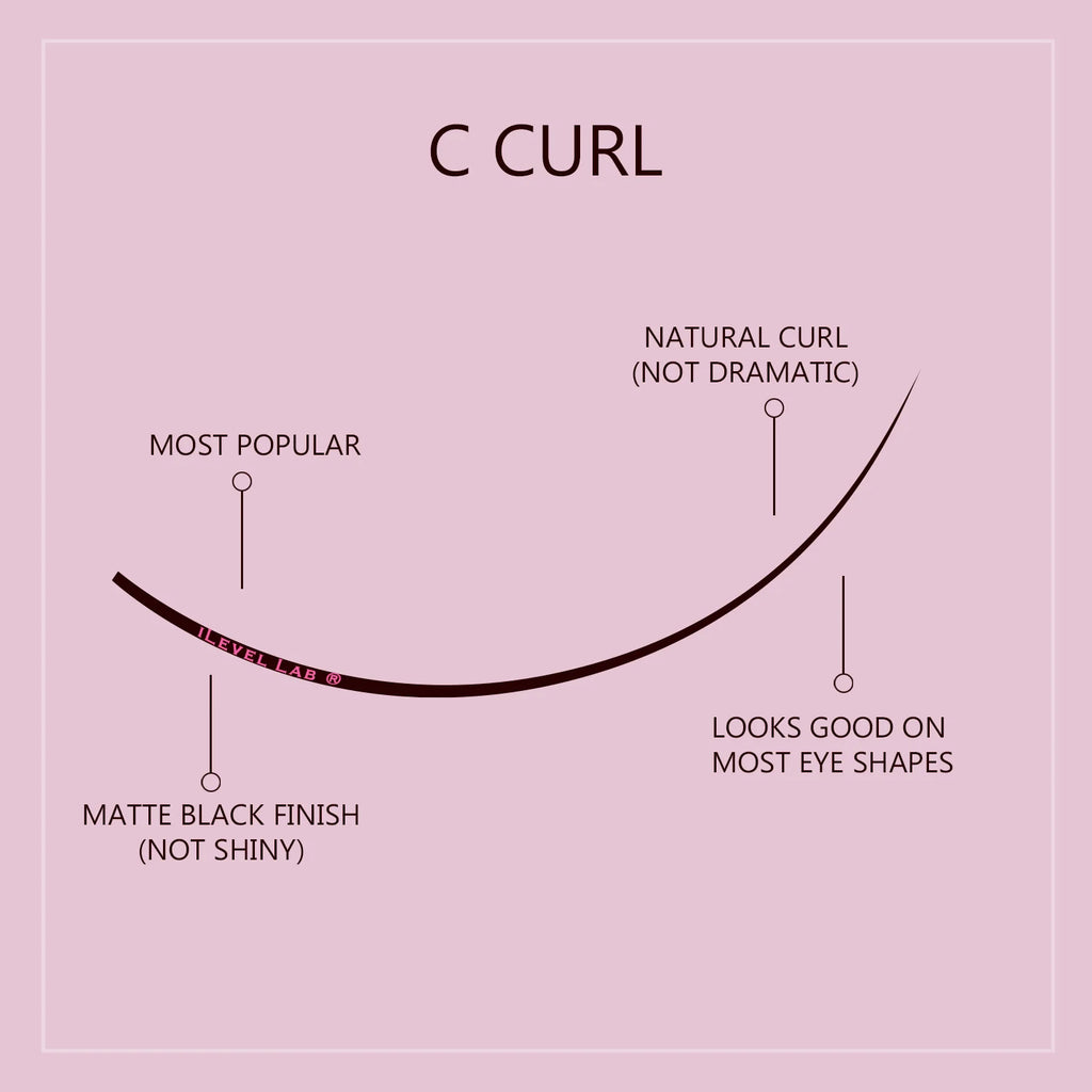 FLAT C CURL LASHES