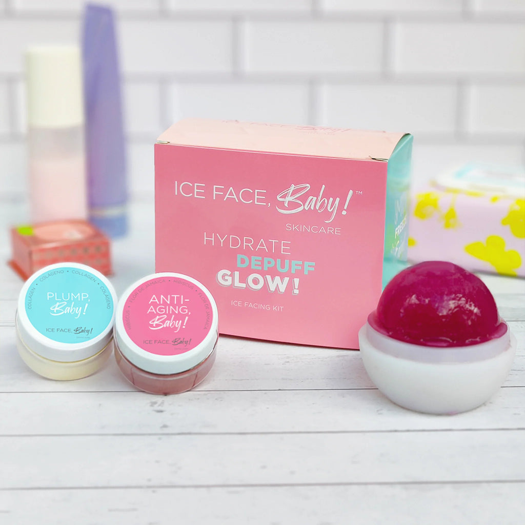 Anti-Aging Kit! – Hibiscus & Collagen Blends for Face Icing (4-Month Supply)