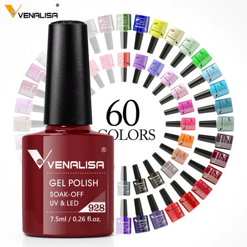 60 Color UV Gel Nail Polish Set