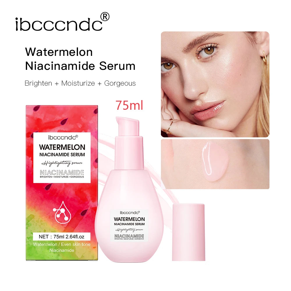 New Watermelon Nicotinamide Light Bulb Essence Moisturizing Skin Brightening Face Brightening Essence for Women Skin Care