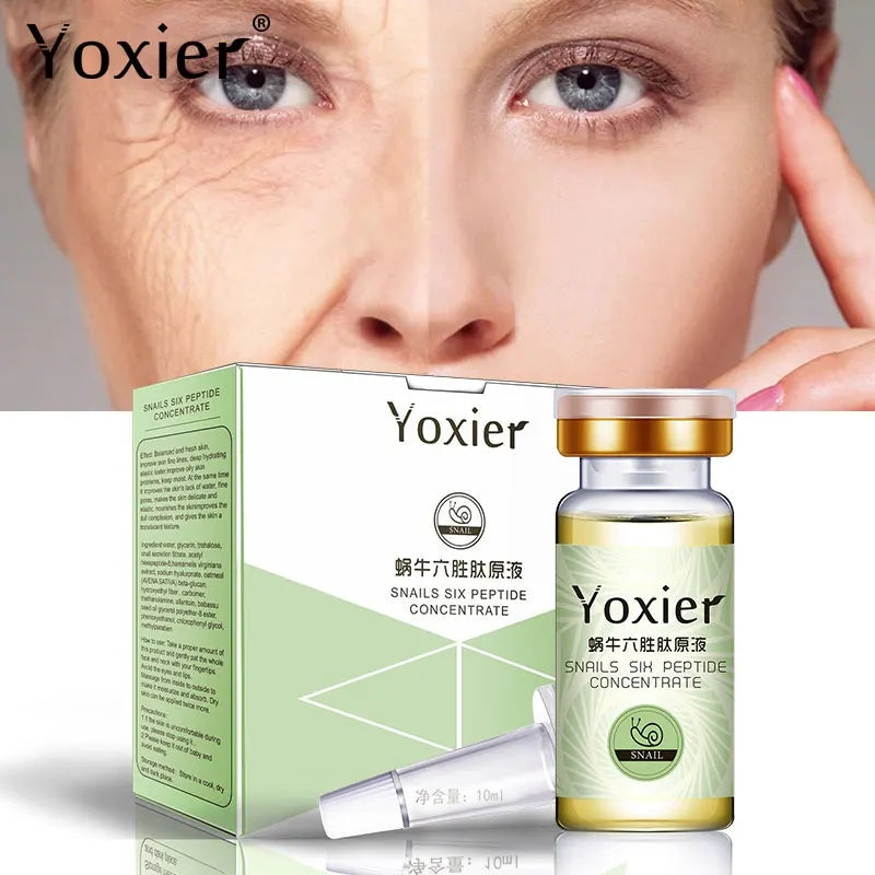 Anti-Aging Snails Concentrate Face Care Hyaluronic Acid Moisturizing Oil-Control Serum Snail Pure Extract Face Care 10Ml